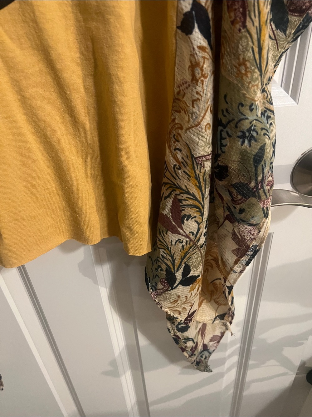 Try That in a Small Town Yellow Graphic Tee Up Cycled with Kimono Sleeves - Picture 3 of 6